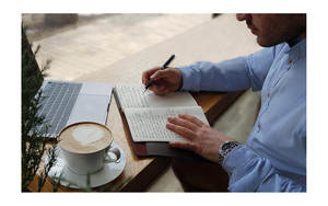 Housse de carnet en cuir A5 rechargeable, anti-odeur, protection robuste, étui de rangement pour journal, organisateur pour les voyages d'affaires - Product Image 3