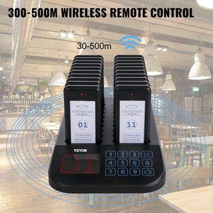 Sistema di chiamata Wireless F103 per ristoranti Hotel 20 cercapersone Max 98 Beepers tastiera Touch vibrazione lampeggiante servizi alberghieri - Product Image 3