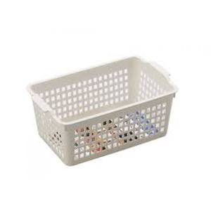 Cesta de almacenamiento blanca ancha Inomata Windy 515 - Product Image 1