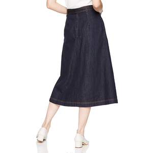 High-Quality Cotton Casual Elegant Relaxed Women Denim Skirts - Product Image 2