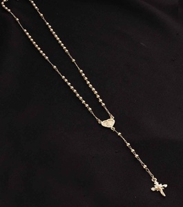 Colliers Chapelets Religieux Catholiques Sharosky San Judastadeo, Chapelet de la Vierge de Guadalupe, Chaînes en Or, Chaînes de Mode Dorées - Product Image 6