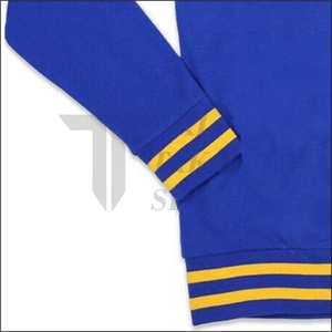 เสื้อคาร์ดิแกนผู้ชายแบบสั่งทำ คอวี สีพื้น มีกระเป๋าคู่ แต่งผ้าแบบแพทช์เวิร์ค สำหรับฤดูหนาว ระบายอากาศได้ดี ผลิตจากผ้าขนสัตว์/ไนลอน - Product Image 5