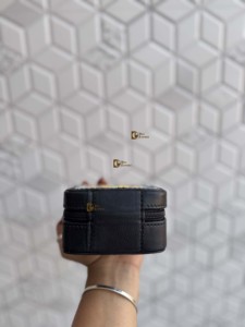 Magnifique étui compact pour bijoux en cuir véritable, cuir travaillé à la main vintage, fermeture à glissière, accessoire de rangement durable - Product Image 2