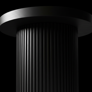 Table d'appoint design moderne, table basse ronde, pied unique, couleur marron clair, luxe, durable, bois d'hévéa, couleur dynamique - Product Image 4