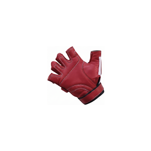 Guantes Deportivos Unisex de Medio Dedo, Rojos, Transpirables, Antideslizantes, para Levantamiento de Pesas, Entrenamiento en Gimnasio, con Soporte para Muñeca - Product Image 2