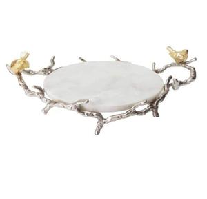 Plateau en métal au design original pour servir des desserts ou des pâtes sur mesure, idéal pour les mariages, les événements et les services de traiteur. - Product Image 2