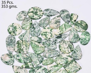 Lote de Cabujones de Jaspe Natural Mixto |   Piedras Preciosas Sueltas Pulimentadas |   Piedra Semipreciosa de Múltiples Formas |   Suministro al por Mayor para la Fabricación de Joyería - Product Image 3