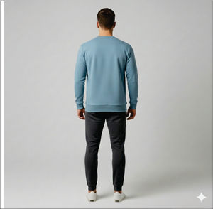 Sweat-shirts personnalisés pour hommes en gros – Pulls unis à col rond et sweats à capuche avec logo personnalisé – Fabricant OEM de sweats pour hommes - Product Image 2