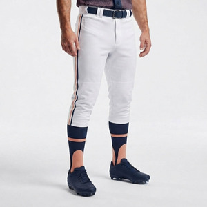 Tenues de baseball personnalisées en gros, 100 % coton, kit complet, maillot de baseball pour hommes, pantalon rembourré, logo sur le devant, respirant, OEM - Product Image 5
