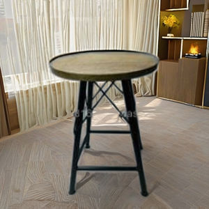 WOOD SIDE TABLE - Product Image 1