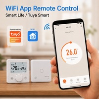 Termostato Inalámbrico WiFi RF SS311 para Caldera de Gas, Controlador Inteligente de Temperatura Ambiente, Receptor Programable Flexible para Hogar y Oficina