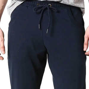 กางเกงวอร์มขายาวเอวสูงสำหรับผู้ชาย ผ้าฝ้าย 100% ซิปสีเข้ม สไตล์สตรีท สามารถเลือกสีได้ - Product Image 6