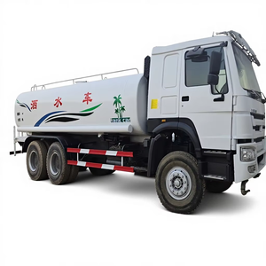 รถบรรทุกน้ำมือสองยี่ห้อจีนคุณภาพสูง Howo Sinotruk รถบรรทุกน้ำ Howo 6x4 เครื่องยนต์ดีเซล - Product Image 1