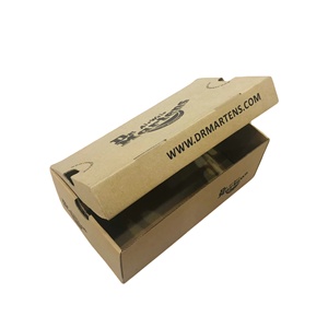 Custom 3-Layer Recycled <b>Materials</b> Self Erecting Carton Box Low MOQ Unique Design for Shoes <b>Packaging</b> Made Paper Cardboard Used - Product Image 4
