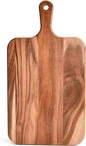 Tabla de Cortar de Madera de Acacia y Mango Hecha a Mano y Personalizada, Utensilio de Cocina para Cortar Frutas, Verduras y Servir, India - Product Image 6
