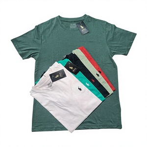 Camisetas de Hombre de Alta Calidad, 100% Algodón, Lisas, con Serigrafía de Logotipo Personalizado, Corte Regular, Transpirables, de Secado Rápido, 220g - Product Image 1