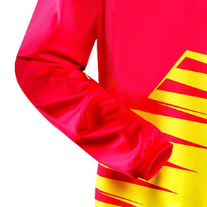 Pantalon de course moto pour homme jaune et rouge, impression par sublimation, séchage rapide, toutes saisons - Product Image 4