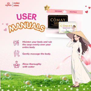 Jabón perfumado Comay 100g con aroma floral, perfumes negros y leche de cabra blanca para el cuerpo, seguro para la piel. - Product Image 2
