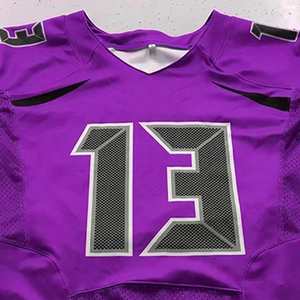 Nueva Llegada, Jersey de Fútbol Americano de Poliéster con Logotipo Personalizado, de Alta Calidad, Manga Corta, Personalizable para Hombre - Product Image 4