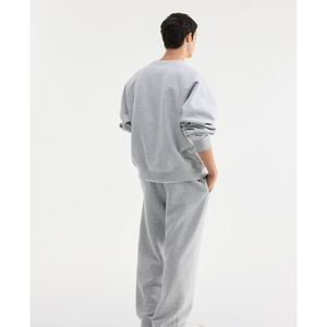 Sweat-shirt personnalisé 2026 avec logo, 100 % coton, style streetwear, col rond, coupe oversize, couleur unie, épaules tombantes, OEM - Product Image 2