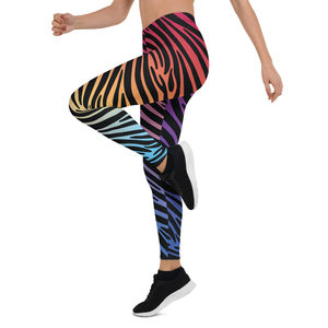Leggings de sport taille haute pour femmes, pour le jogging, la gym et le yoga, avec motif imprimé par sublimation - Product Image 6