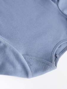 ชุดบอดี้สูทเด็กทารก 95% ใยไผ่ 5% สแปนเด็กซ์ กระชับพอดีตัว ยืดหยุ่นได้ - Product Image 2