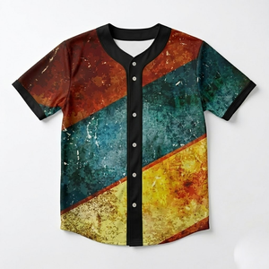 Camiseta de Béisbol Personalizada con Nombre y Número, Camiseta de Béisbol de Poliéster con Logotipo Personalizado, Colores del Equipo, Impresión por Sublimación - Product Image 4