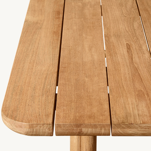 Hot <b>sale</b> teak wood furniture, modern style <b>table</b>, suitable <b>for</b> outdoor dining, anti-rot and good quality - Product Image 5