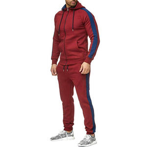 Full Zip Hooded Jacket Jogger Pant <b>Athletic</b> Sportswear Two Piece Training Outfit Casual Streetwear Activewear Matching Tracksuit - Product Image 2