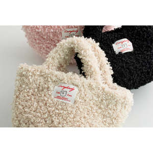ป้ายผ้าคอตตอนรูปหมียิ้ม - Product Image 1