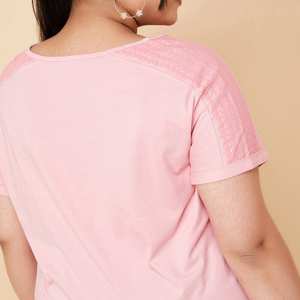 Camiseta de Mujer con Logotipo Personalizado, Nuevo Estilo, Bordado, Algodón Premium, Cómoda, Informal, Moda Urbana - Product Image 3