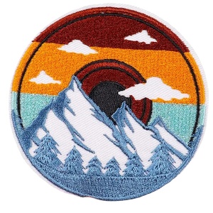 Factory Custom <b>Iron</b> on Embroidery Patch Fashion Design Large Embroidery Patches for Clothing High Quality Embroidered Patch - Product Image 6