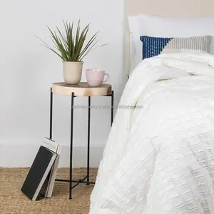 Mesa de Centro Convertible de Acero Inoxidable de Lujo, Forma Redonda, Moderna, para Sala de Estar, Exportada por Zahid Exports India, Gran Mayorista - Product Image 5