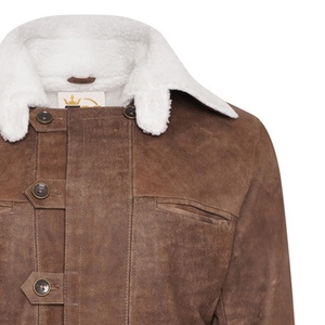 Manteau en cuir véritable pour homme, style trench long, avec boutons, effet vieilli, service personnalisé, prix d'usine - Product Image 3