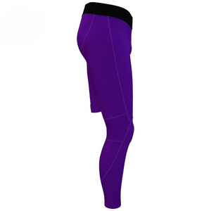 Mallas de compresión de una pierna hasta la rodilla para baloncesto, leggings deportivos de una sola pierna, capa base para hombre - Product Image 3