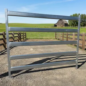 Heavy Duty Galvanized Steel Livestock <b>Fence</b> Panel for Secure Farm Animal Enclosure Paddock Ranch Stable Yard and Outdoor Use - Product Image 2