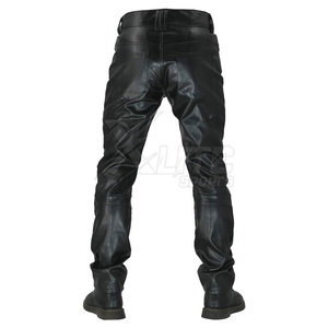 Pantalon de moto en cuir de qualité supérieure, confortable, respirant et durable, avec design de sécurité et finition soignée, pour la vente en gros. - Product Image 2