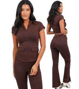 Ensemble de tenue médicale DHL personnalisé avec logo, coupe ajustée, en tissu Oxford de coton, à manches courtes et col, uniforme d'hôpital, détection d'aiguilles - Product Image 1