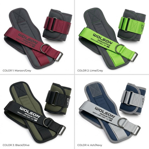 Sangle de Soutien Professionnelle Réglable pour Haltérophilie avec Fermeture à Boucle, en Nylon Robuste, Équipement de Fitness pour l'Entraînement en Salle de Sport - Product Image 1