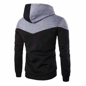 Invierno Fleece New Heavyweight Cotton Plus Size Sudaderas de gran tamaño para hombres Calidad superior Plain Custom Pullover Two Toon Hoodies - Product Image 3