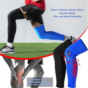 Mangas de compresión para piernas con protección UV, ligeras, elásticas, de longitud completa, para correr, para hombres y mujeres - Product Image 3