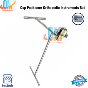 Posicionadores de Copas, Instrumentos Ortopédicos de 32 cm, Acero Inoxidable Alemán de Alta Calidad, Certificación CE/ISO, Reutilizables en Autoclave |   OLDMED - Product Image 4