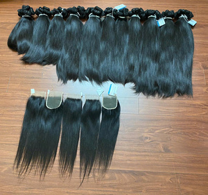 Soldes Black friday! Cheveux bruts vietnamiens 2x6 HD dentelle fermeture frontale extensions de cheveux humains pour la fabrication de perruque en gros - Product Image 5