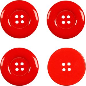 Vithas Industry <b>Buttons</b> for Sweaters and decoration Eco-Friendly Resin 4-Holes <b>Button</b> with Plating and Round Shape - Product Image 3