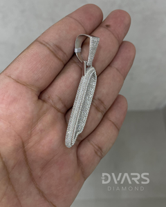 Colgantes de Joyería Fina, Nuevo Diseño Personalizado, Colgante Hiphop con Diamantes Brillantes, Colgante de Letra con Moissanita - Product Image 1