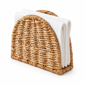 Paniers de rangement en jonc de mer tressé personnalisables et écologiques avec design arqué pour la table à manger et l'organisation de la cuisine – Vente en gros - Product Image 1