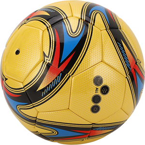 Ballon de football personnalisé de haute qualité, en cuir sans couture, logo personnalisé, taille officielle 5, pour les matchs - Product Image 2