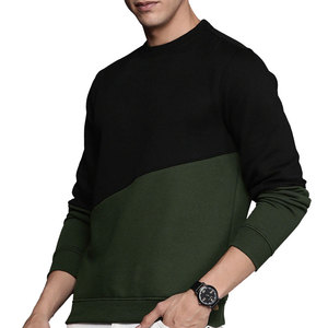 Sweat-shirt minimaliste pour homme, idéal pour la superposition, la détente et la mode quotidienne, en coton mélangé. - Product Image 1