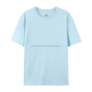 Camiseta de Algodón Negra Oversize para Hombre, de Manga Corta, Cuello Redondo, Estilo Urbano, con Estampado de Letras y Ribete en Contraste, Logotipo Frontal - Product Image 3