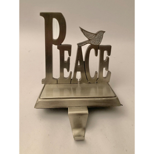 Stylish Metal Custom Letter Silver <b>Stocking</b> <b>Holder</b> Christmas Decor Sleek new Great Festive Gift Idea Durable High Quality Hook - Product Image 5